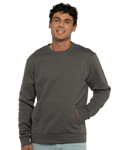 BLANK - ADULT POCKET SWEATSHIRT - CREWNECK