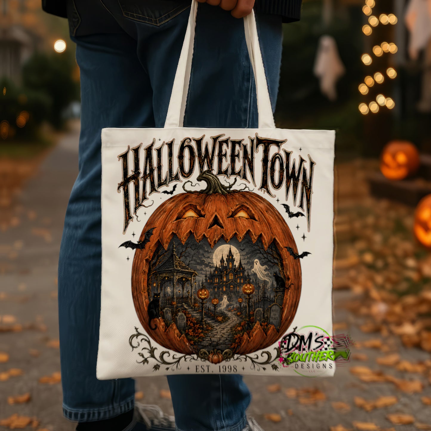 VINTAGE HALLOWEEN TOWN SPOOKY CUTE