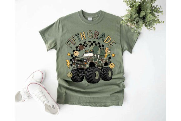 CAMO MONSTER TRUCK - FIRST DAY OF SCHOOL - BACK TO SCHOOL