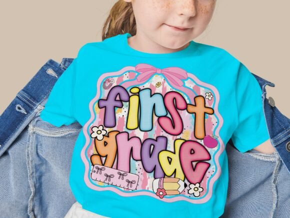 Preppy Back to School - Ready to Press DTF Transfer,  Trucker Hats, Shirts & Transfers