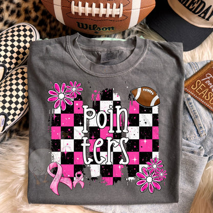PINK CHECKERED MASCOTS SCHOOL SPIRIT