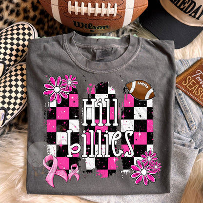 PINK CHECKERED MASCOTS SCHOOL SPIRIT