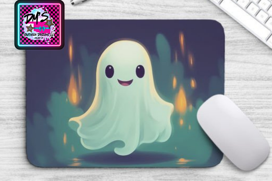 Cute Ghost Mouse Pad