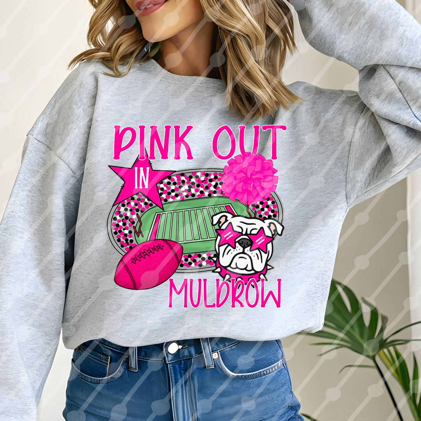 PINK OUT IN MULDROW BULLDOGS FOOTBALL