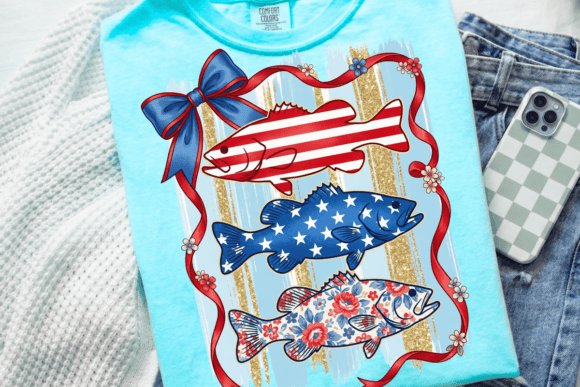 Preppy Fish DTF Bundle - 6 Designs