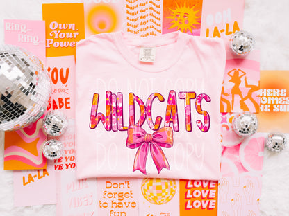 WILDCATS FLORAL BOW