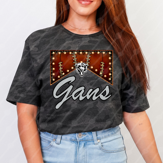 GRIZZLIES GANS FOOTBALL MARQUEE