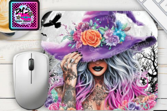 Holographic Skull Mouse Pad