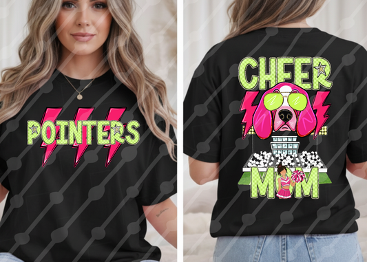 LIGHTNING CHEER MOM POINTERS MASCOT