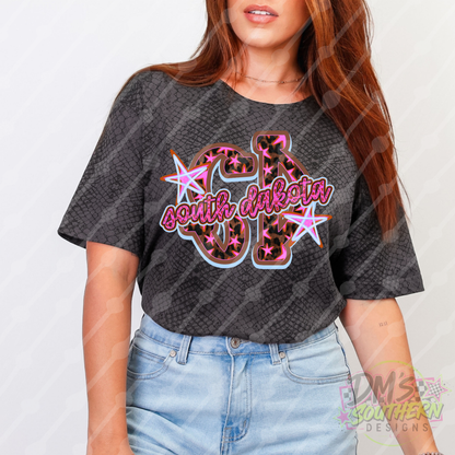 DOODLE STAR STATES - ALL 50 STATES LISTED