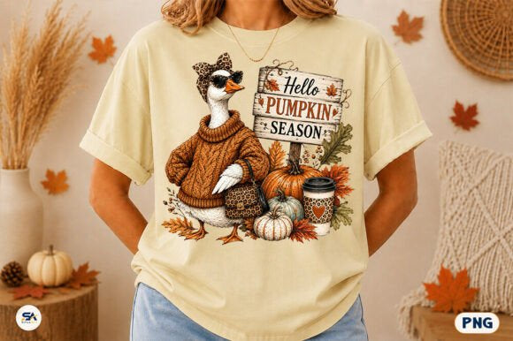 HELLO PUMPKIN SEASON GOOSE
