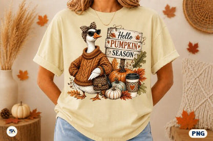 HELLO PUMPKIN SEASON GOOSE