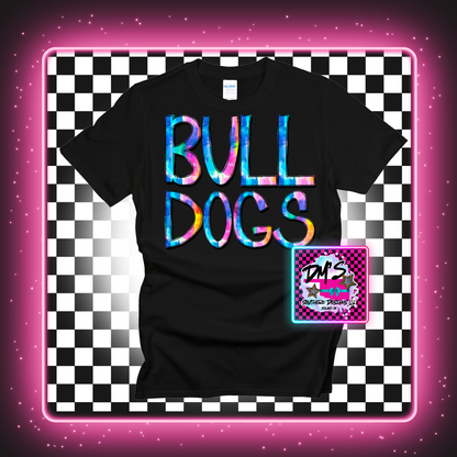 BULLDOGS TIE DYE MASCOT