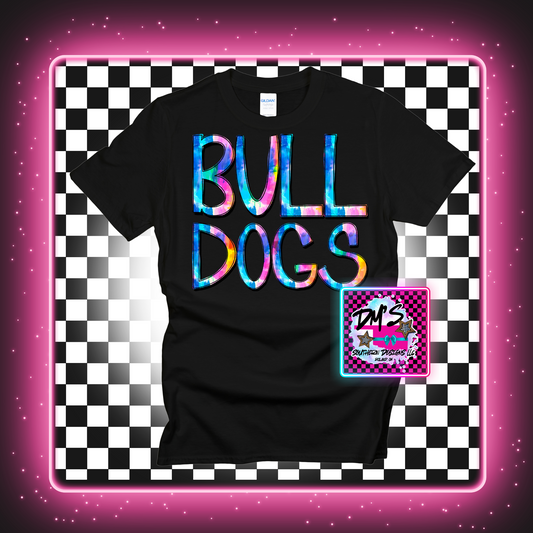 BULLDOGS TIE DYE MASCOT