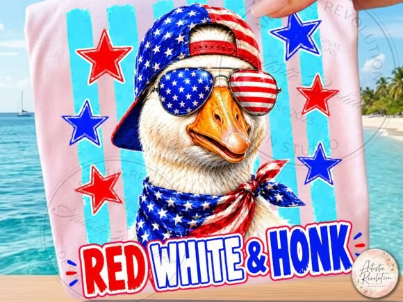 RED, WHITE, AND - Ready to Press DTF Transfer,  Trucker Hats, & Shirts