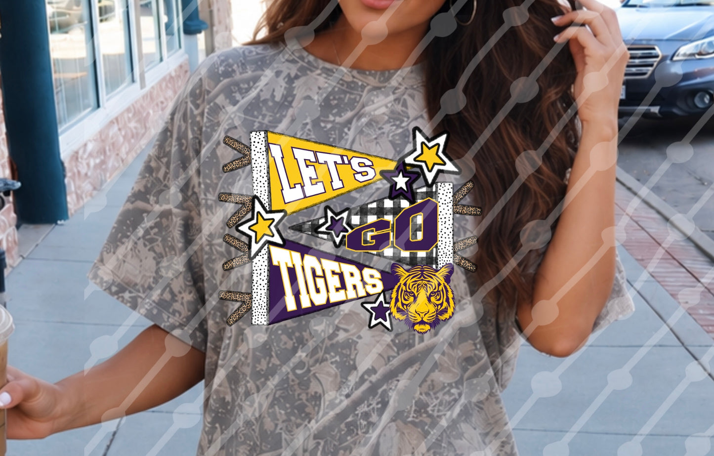 LETS GO TIGERS PENNANT