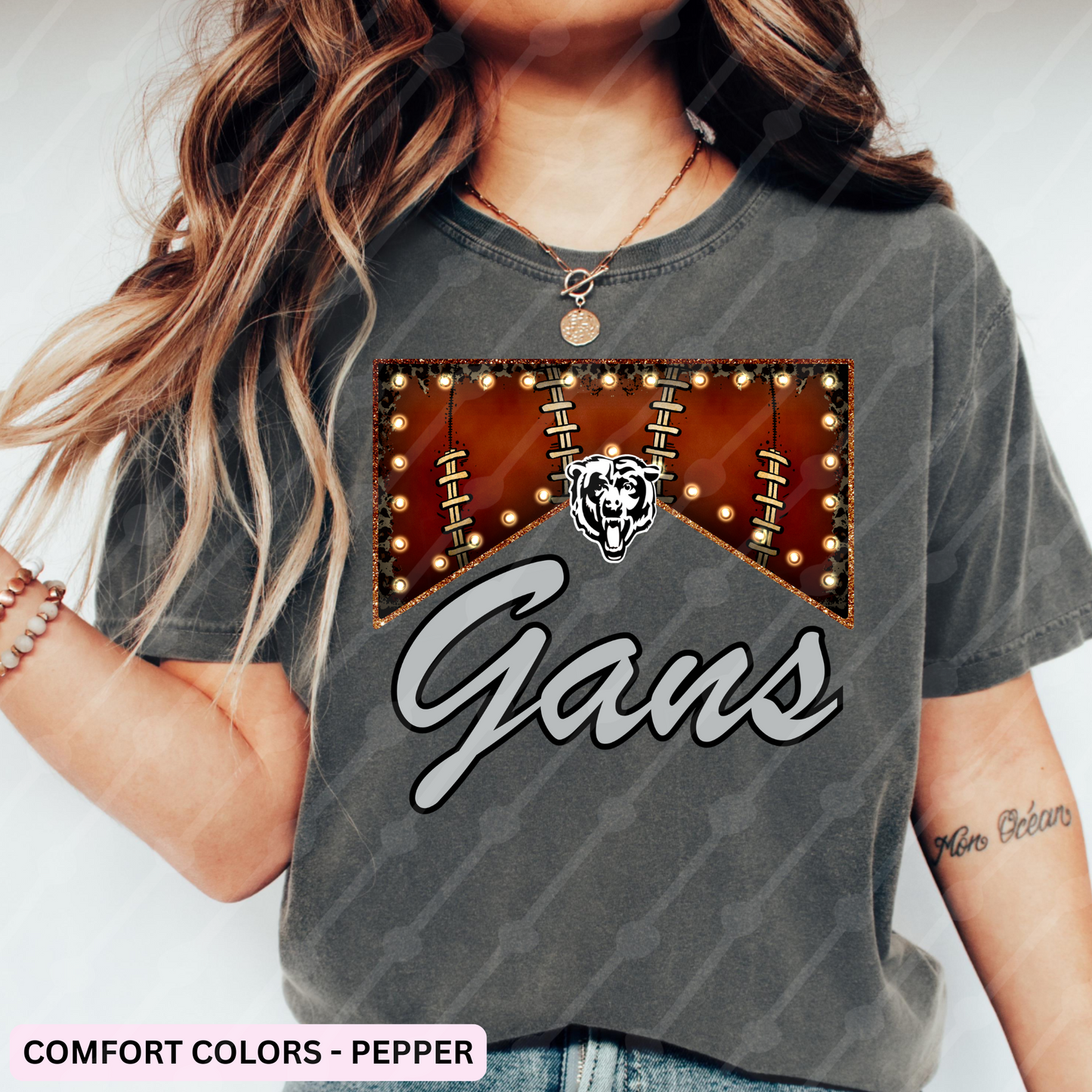 GRIZZLIES GANS FOOTBALL MARQUEE