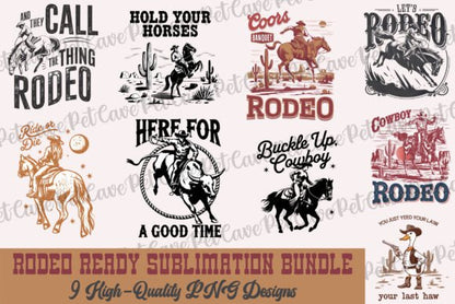 Rodeo DTF Bundle - 9 Designs