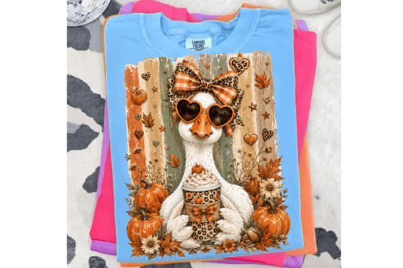 FALL LEOPARD LATTE GOOSE