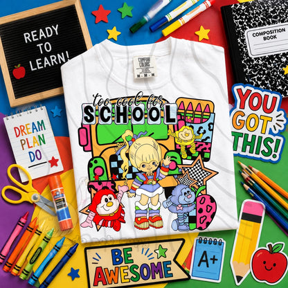 TOO COOL FOR SCHOOL - CHARACTER BUNDLE - FIRST DAY OF SCHOOL - BACK TO SCHOOL