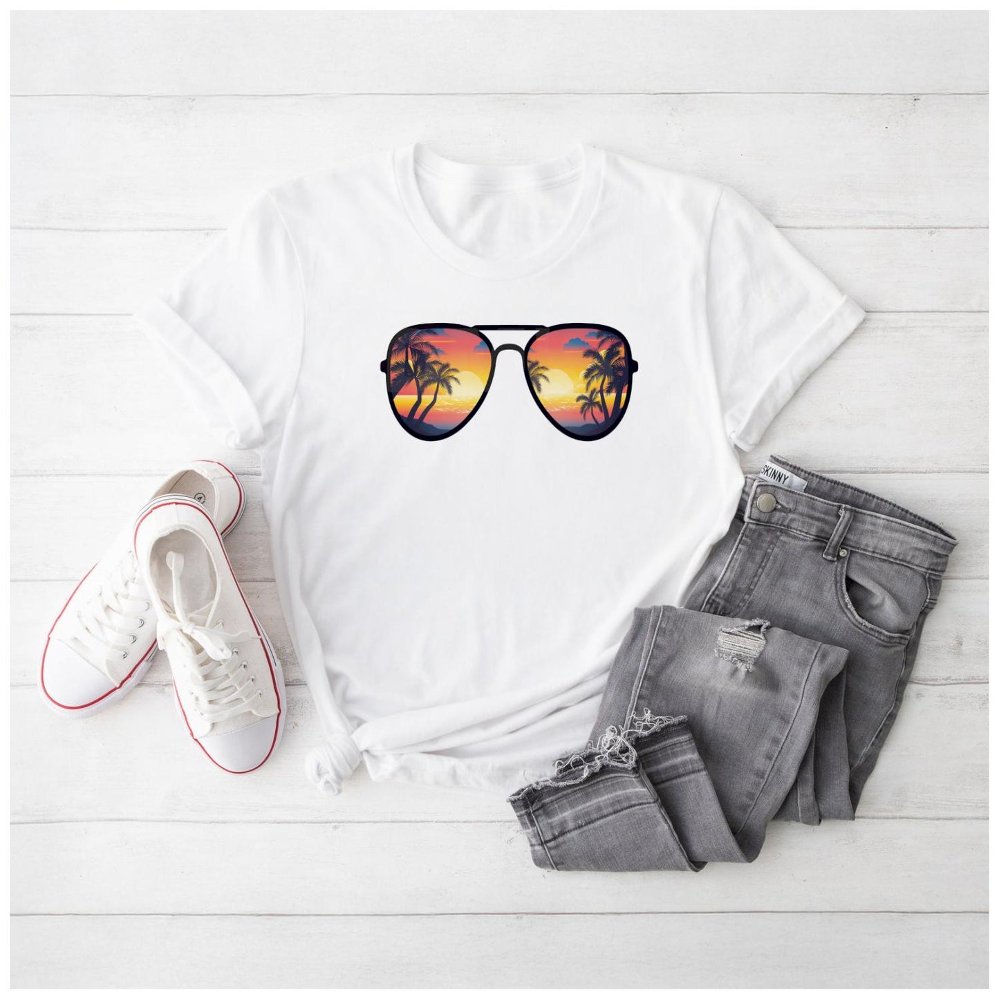 Summer Sunglasses DTF Transfer Bundle - 6 Designs -