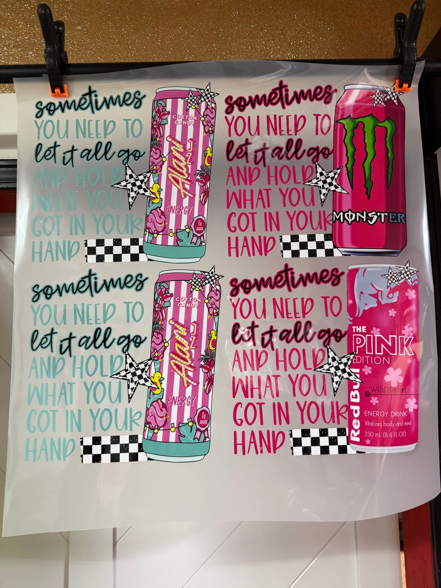 SOMETIMES YOU NEED TO - ENERGY- 4 TRANSFERS - PREMADE DTF BUNDLE - READY TO PRESS
