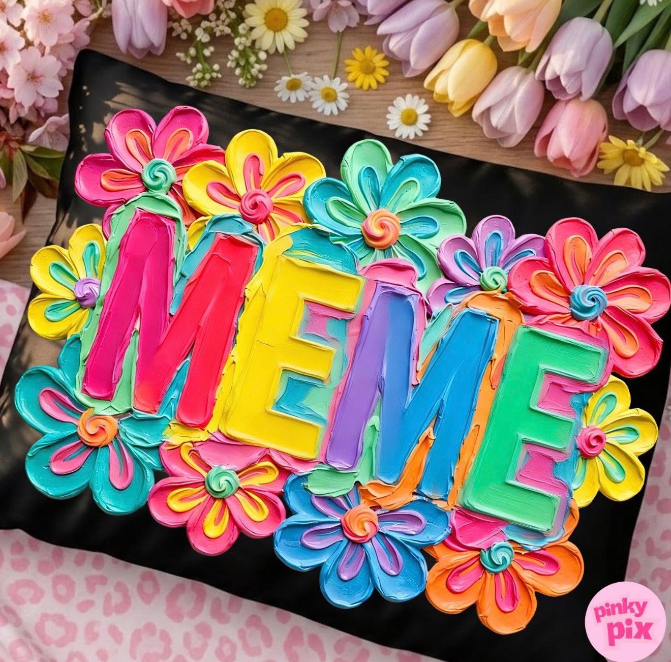 Mama Mini Gigi Nana MAwmaw Yaya Meme Mimi Bright Floral
