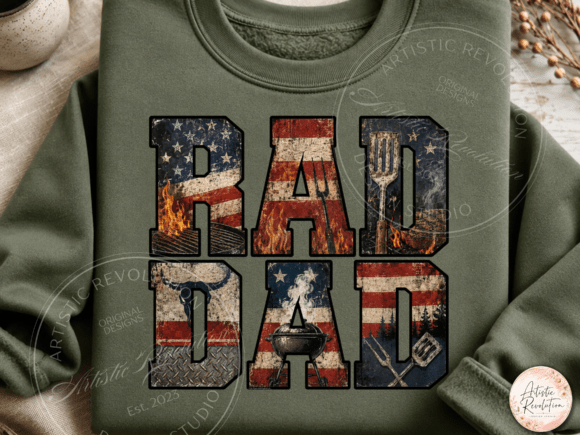 FATHERS DAY - 4TH OF JULY - PATRIOTIC - Ready to Press DTF Transfer,  Trucker Hats, & Shirts