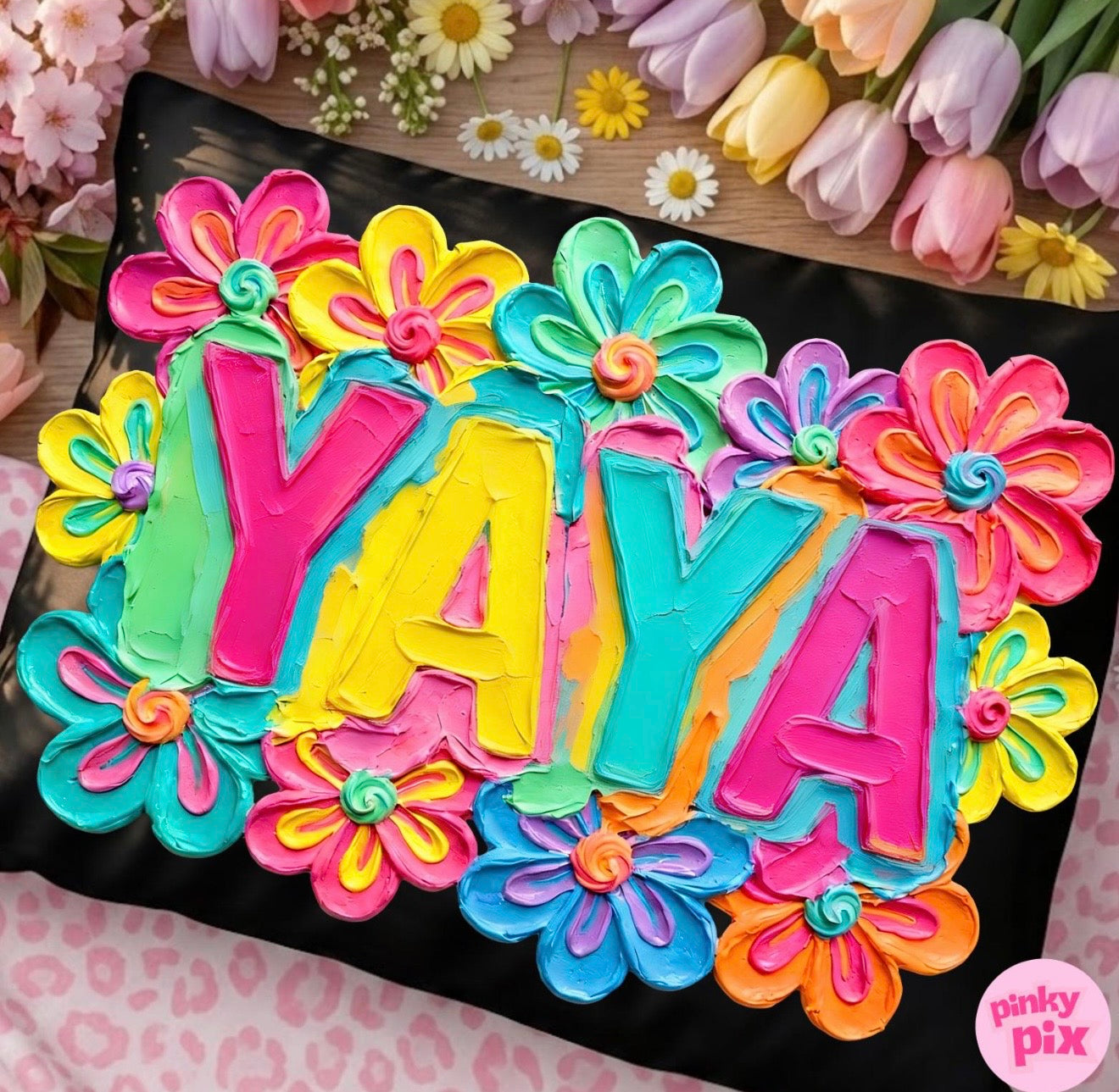 Mama Mini Gigi Nana MAwmaw Yaya Meme Mimi Bright Floral