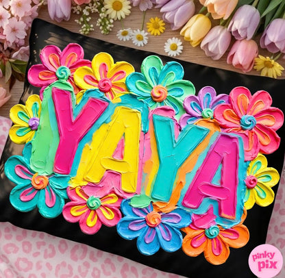 Mama Mini Gigi Nana MAwmaw Yaya Meme Mimi Bright Floral Designs