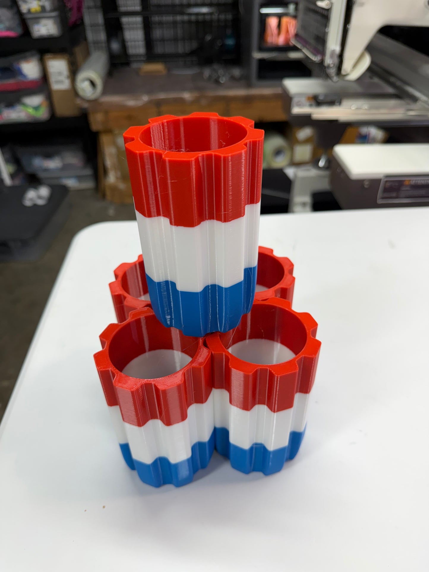 Popsicle BOMB 12oz Slim Can Koozie Cooler Patriotic
