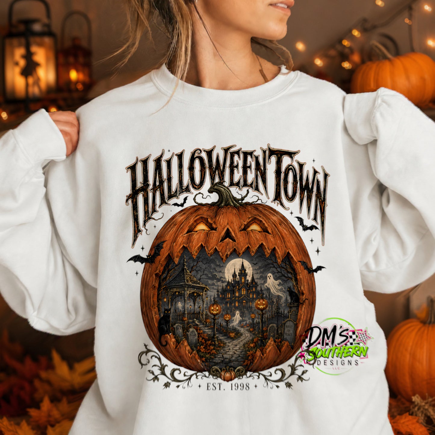 VINTAGE HALLOWEEN TOWN SPOOKY CUTE