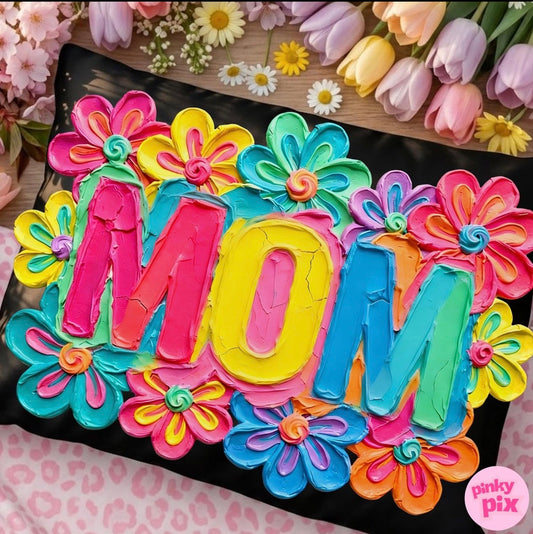 Family Names Watercolor DTF Transfer Bundle - 8 Designs Mom Grandma