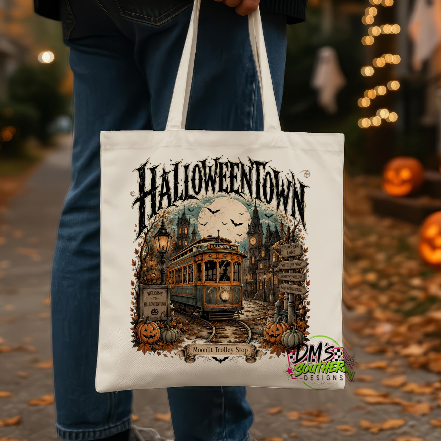 VINTAGE HALLOWEEN TOWN SPOOKY CUTE