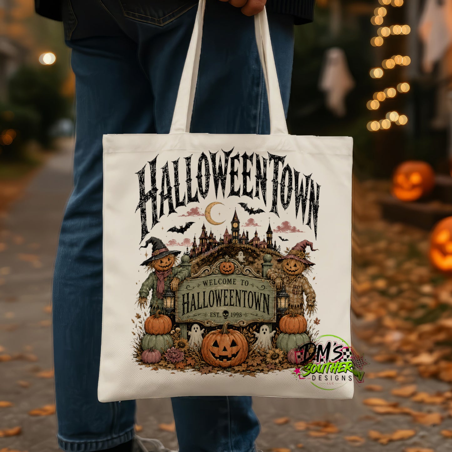 VINTAGE HALLOWEEN TOWN SPOOKY CUTE