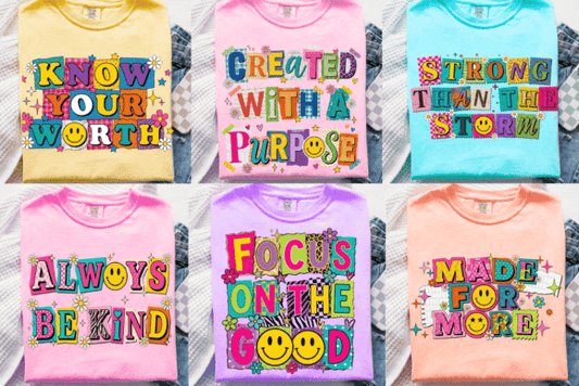 Preppy Mental Health Tees Shirts, Hats & Transfers