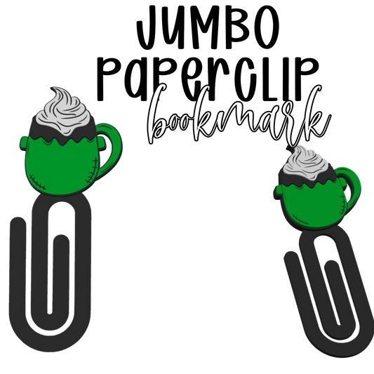 Frankenstein Zombie Jumbo Paperclip Bookmark