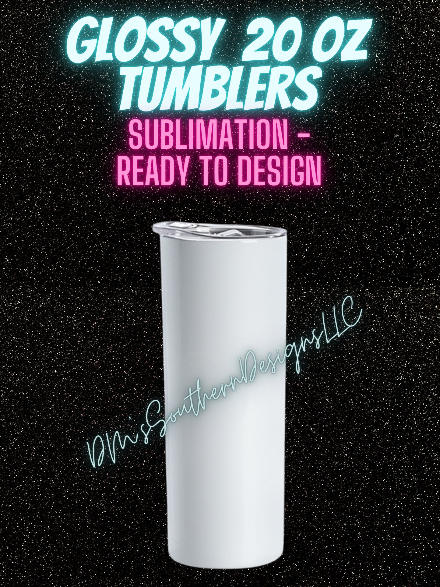 20oz Blank Sublimation Tumbler - Glossy