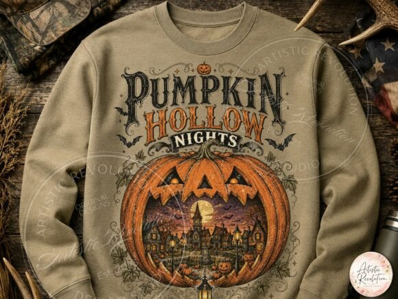 VINTAGE HALLOWEEN TOWN SPOOKY CUTE