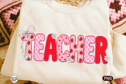 Strawberry Coquette Summer - Mama Summer Nurse Teacher