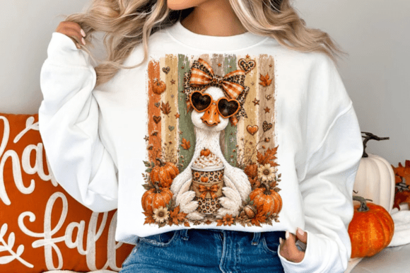 FALL LEOPARD LATTE GOOSE