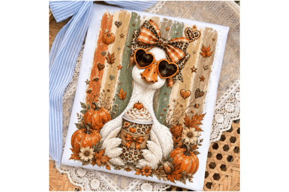 FALL LEOPARD LATTE GOOSE