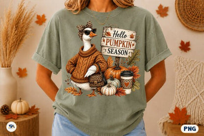 HELLO PUMPKIN SEASON GOOSE