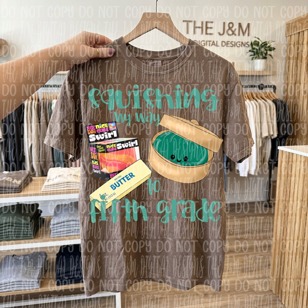 Squishing my way to school - BOY Trucker Hats, Shirts & Transfers