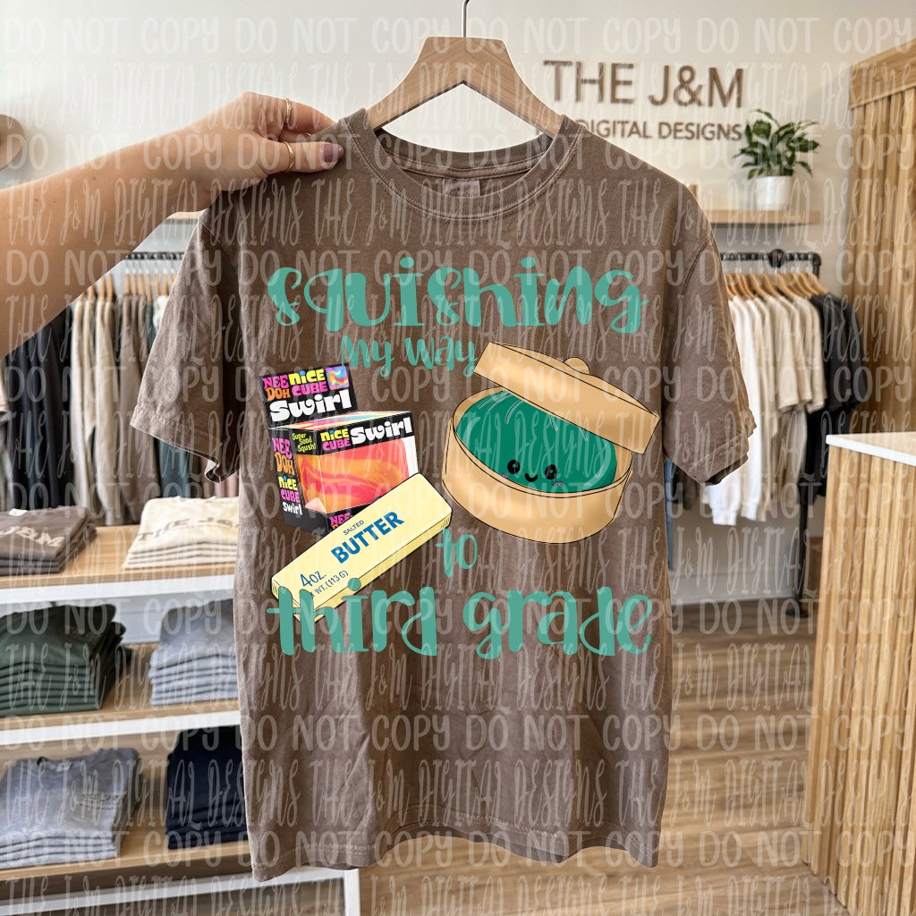 Squishing my way to school - BOY Trucker Hats, Shirts & Transfers