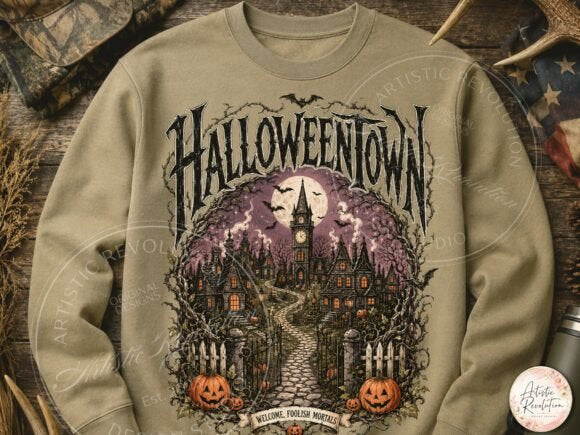 VINTAGE HALLOWEEN TOWN SPOOKY CUTE