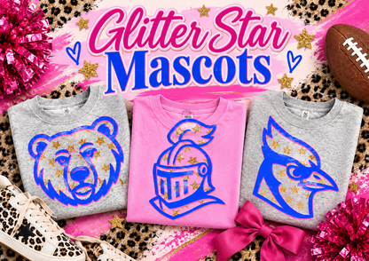 Glitter Star Mascots (34 Mascot Designs)