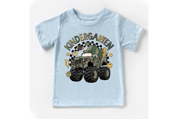 CAMO MONSTER TRUCK - FIRST DAY OF SCHOOL - BACK TO SCHOOL