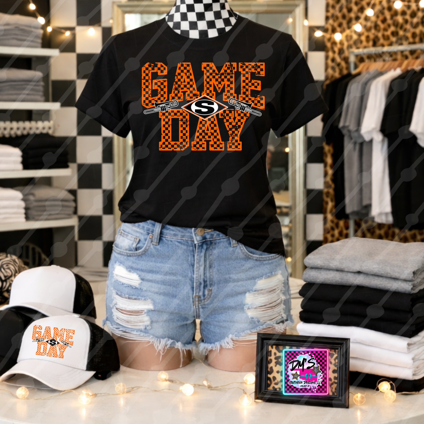 BAND GAME DAY BLACK DIAMONDS SALLISAW
