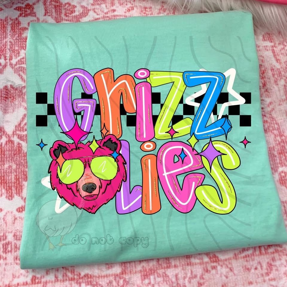 NEON CHECKERED MASCOTS